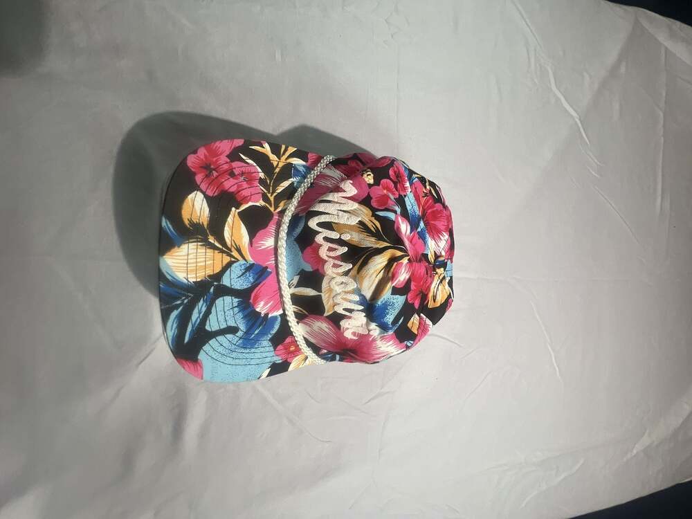 Vintage Missouri Floral Print Rope Snapback Hat
